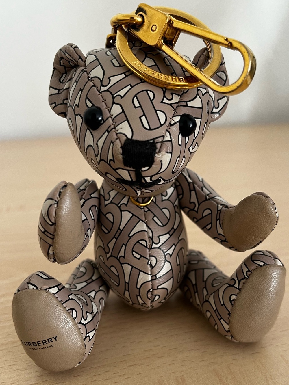 Burberry Logo Thomas Bear Bag/Key Charm 2020 Ricardo Tisci Era Collectible